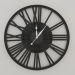 3d model Reloj de pared GRACEFUL (negro) - vista previa