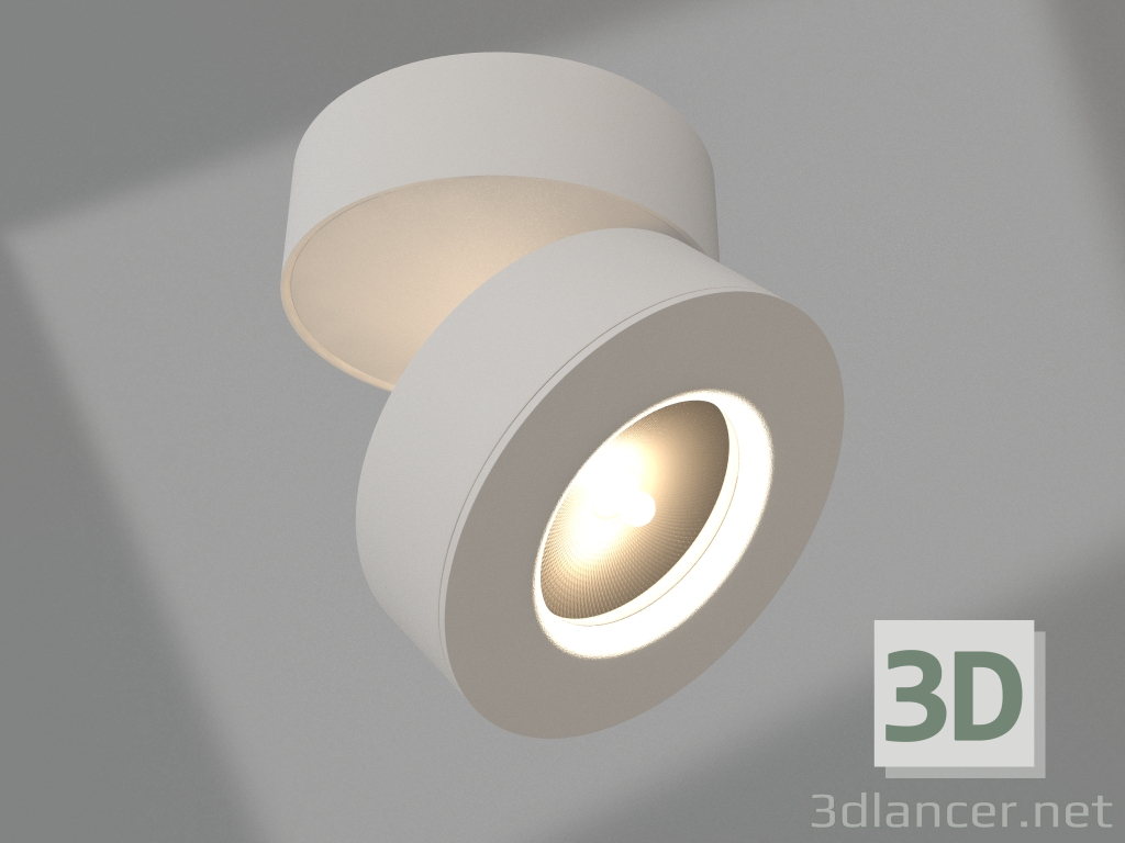 3d model Lamp SP-MONA-SURFACE-R100-12W Day4000 (WH, 24 deg) - preview