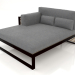 3D Modell XL-Modulsofa, Teil 2 links, hohe Rückenlehne (Schwarz) - Vorschau