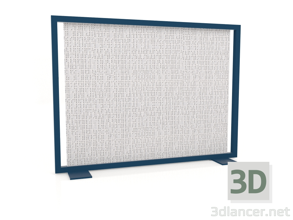 Modelo 3d Partição de tela 150x110 (cinza azul) - preview