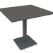 modèle 3D Table à manger sur pied colonne 80x80 (Anthracite) - preview