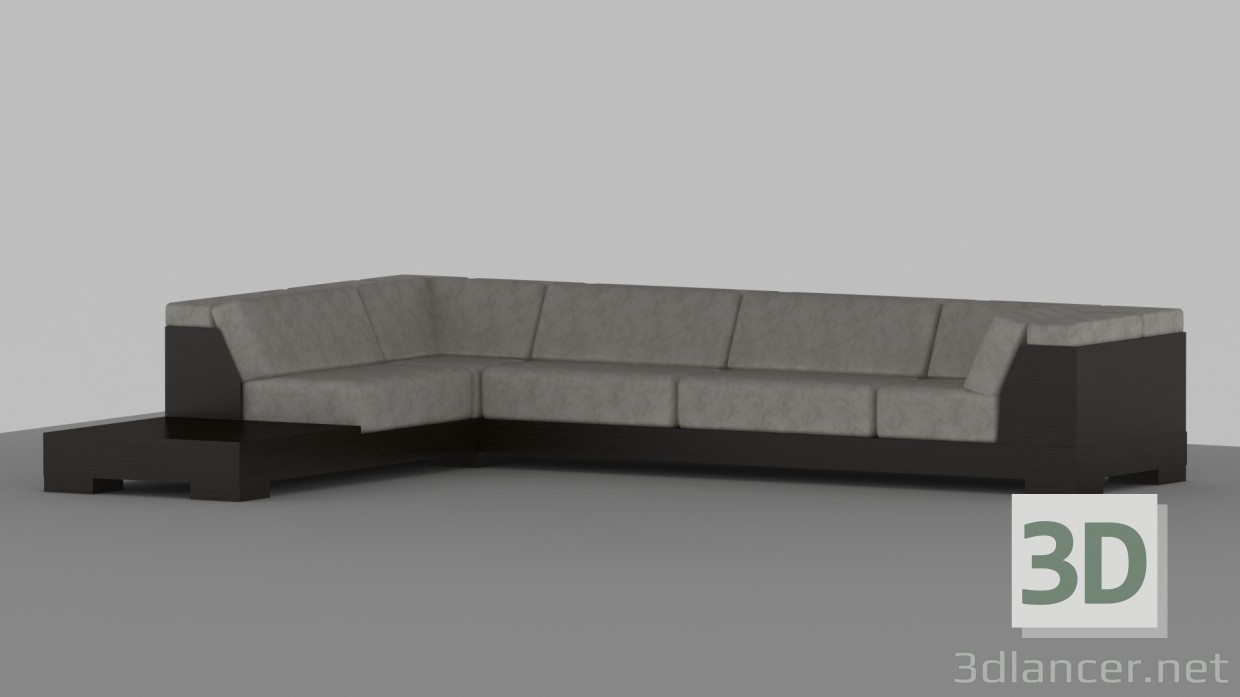 3d model Sofá hecho por TRS - vista previa