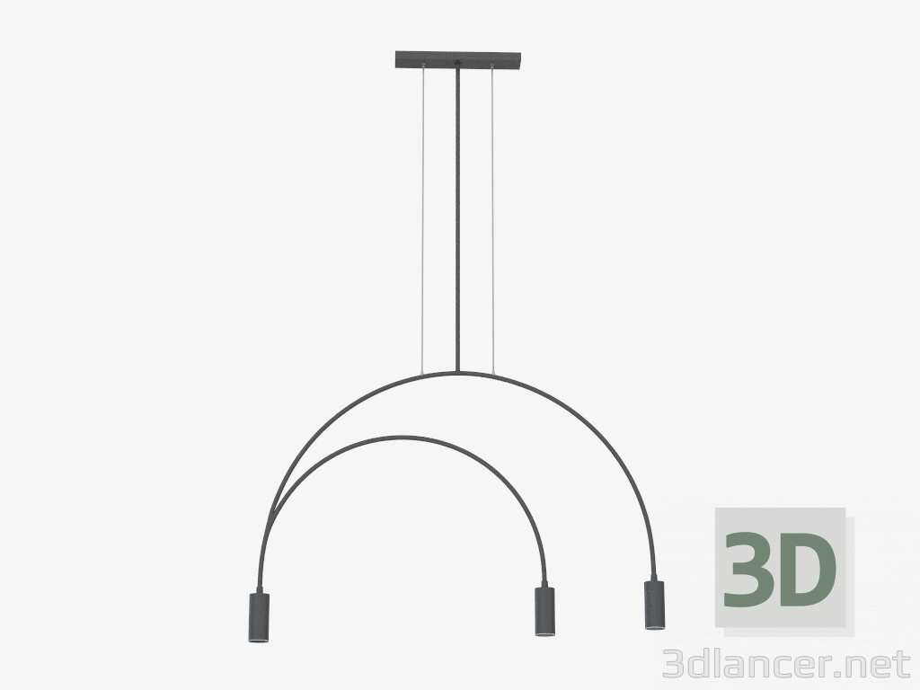 3D Modell Pendelleuchte (S111018 3) - Vorschau