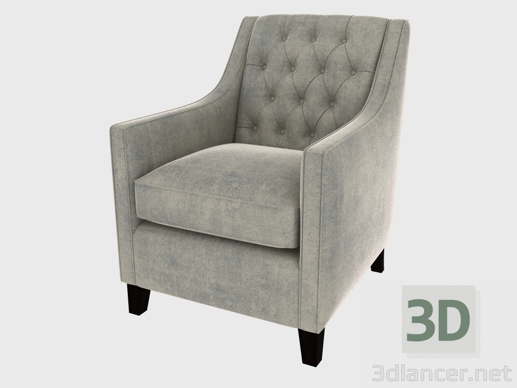 Modelo 3d Poltrona DEBORA ARMCHAIR (602.022-PCS) - preview