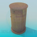 3d model The round cabinet - preview