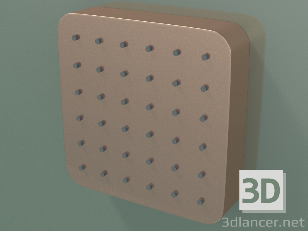 Modelo 3d Módulo de chuveiro 120x120 para tubo flexível de instalação oculta (36822310) - preview