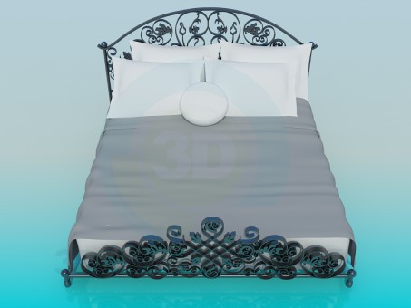 Modelo 3d Cama - preview