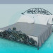 Modelo 3d Cama - preview