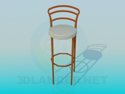 Chair with high legs