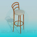 3d model Chair with high legs - preview