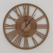 3d model Reloj de pared GRACEFUL (bronce) - vista previa