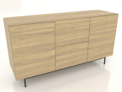 Chest of drawers 2 1500 mm (lightened oak)