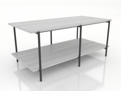 Table basse 2 1200 mm (blanc RAL 9010)