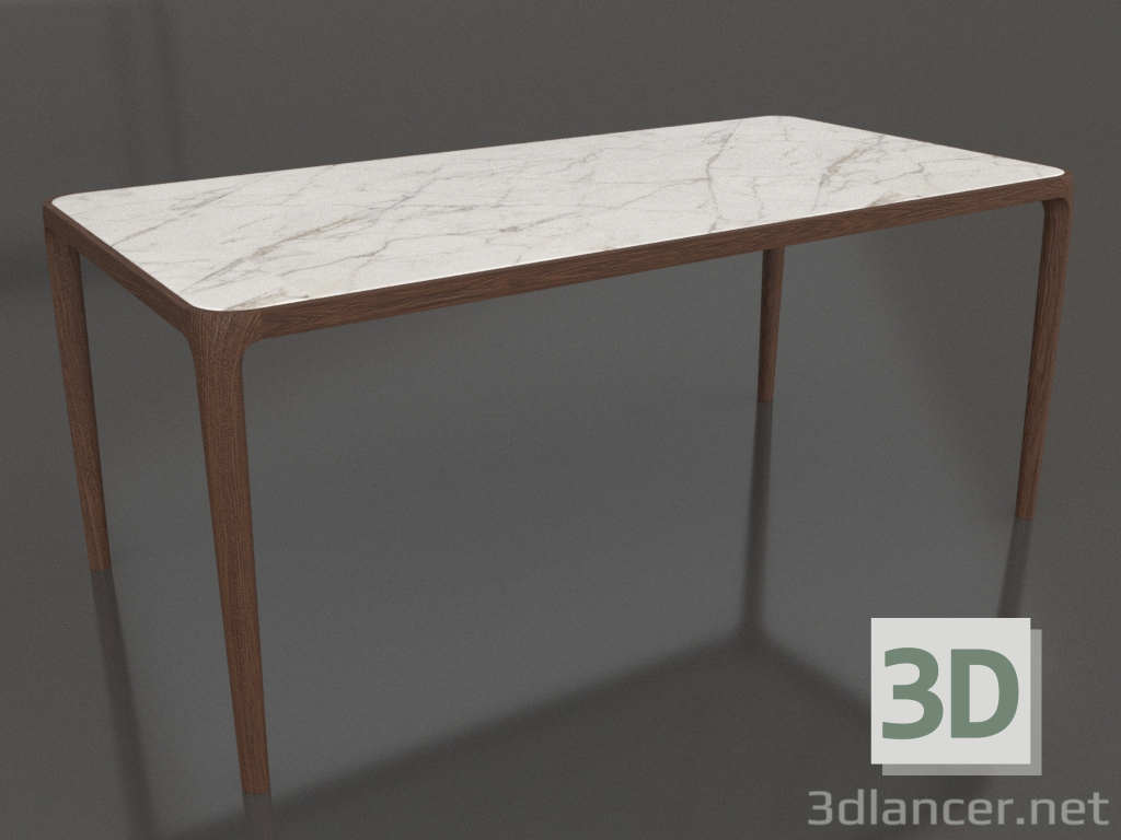 modèle 3D Table Casauri en grès cérame 1800x900 mm (Noyer clair, option 1) - preview