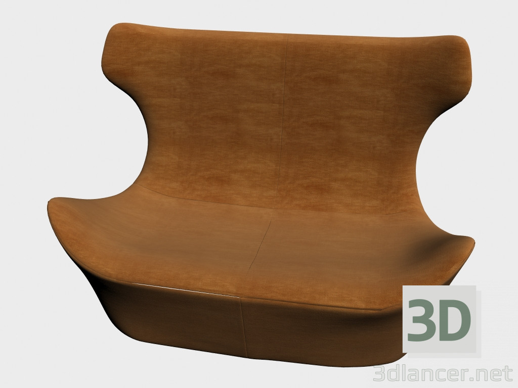 3d model Диван Love Papilio - vista previa