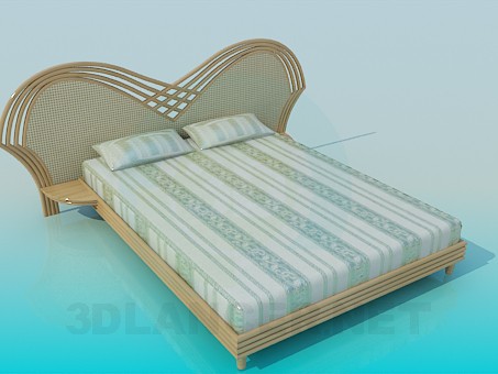 modello 3D Letto - anteprima