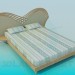 3d model Cama - vista previa