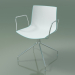 3d model Chair 0257 (rotating, with armrests, two-tone polypropylene) - preview