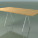 Modelo 3d Mesa retangular 5432 (H 74 - 90x180 cm, pés 180 °, carvalho natural folheado L22, V12) - preview