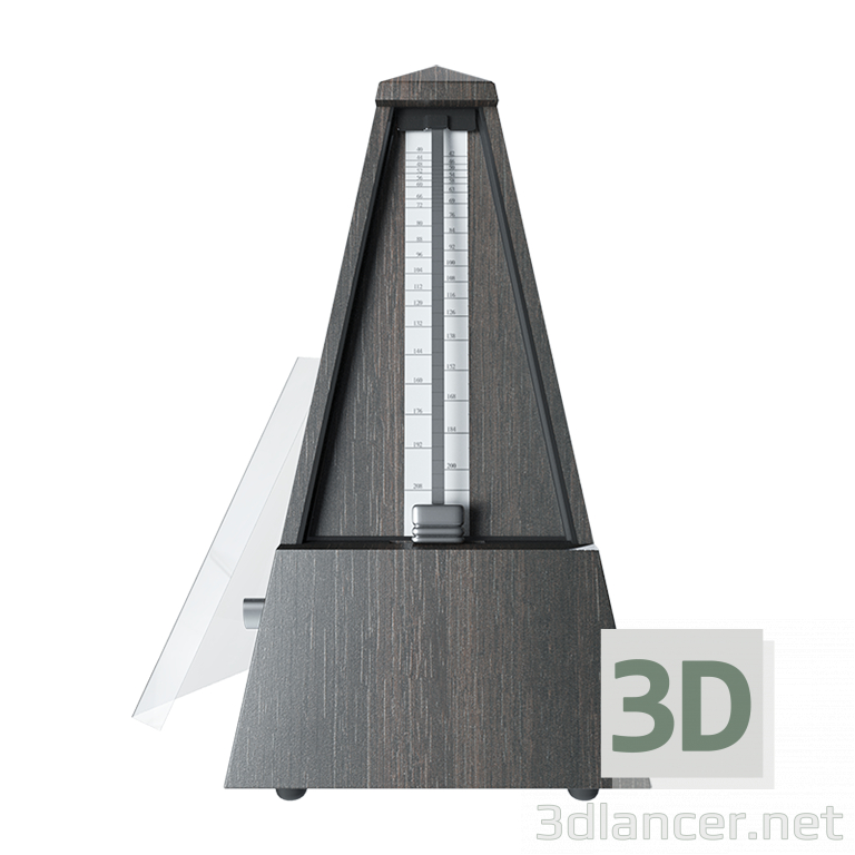 3D Modell Metronom - Vorschau