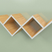 modello 3D Libreria Woo Shelf (grigio chiaro) - anteprima