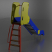 3d model Children's slide - preview