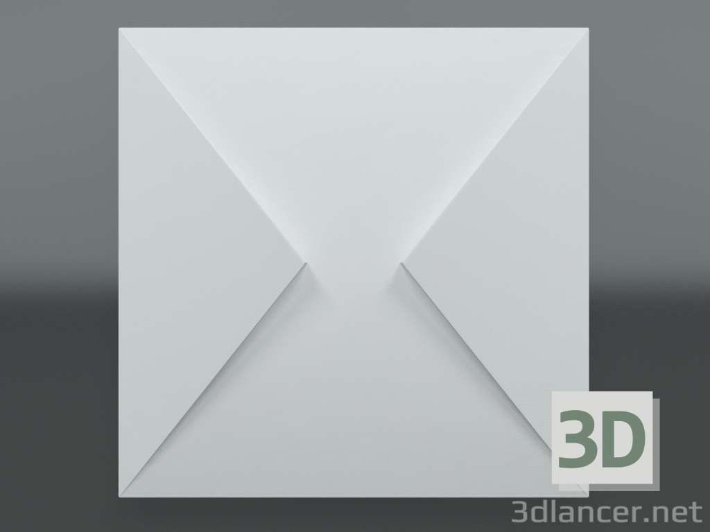 3d model Gypsum 3d panel Х-708 - preview