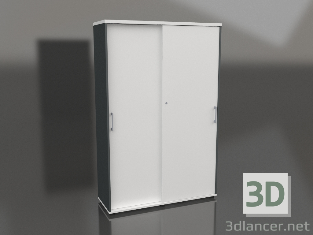 3d model Armario con puertas correderas Estándar A5P06 (1200x432x1833) - vista previa