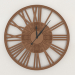 modèle 3D Horloge murale GRACEFUL (bronze) - preview