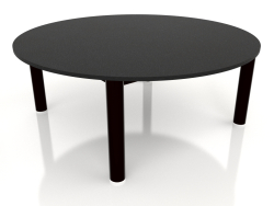 Table basse D 90 (Noir, DEKTON Domoos)