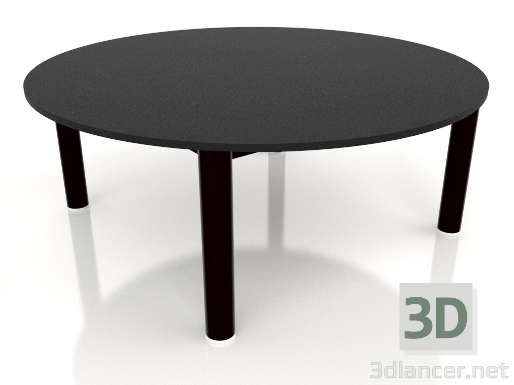 3d модель Стіл журнальний D 90 (Black, DEKTON Domoos) – превью