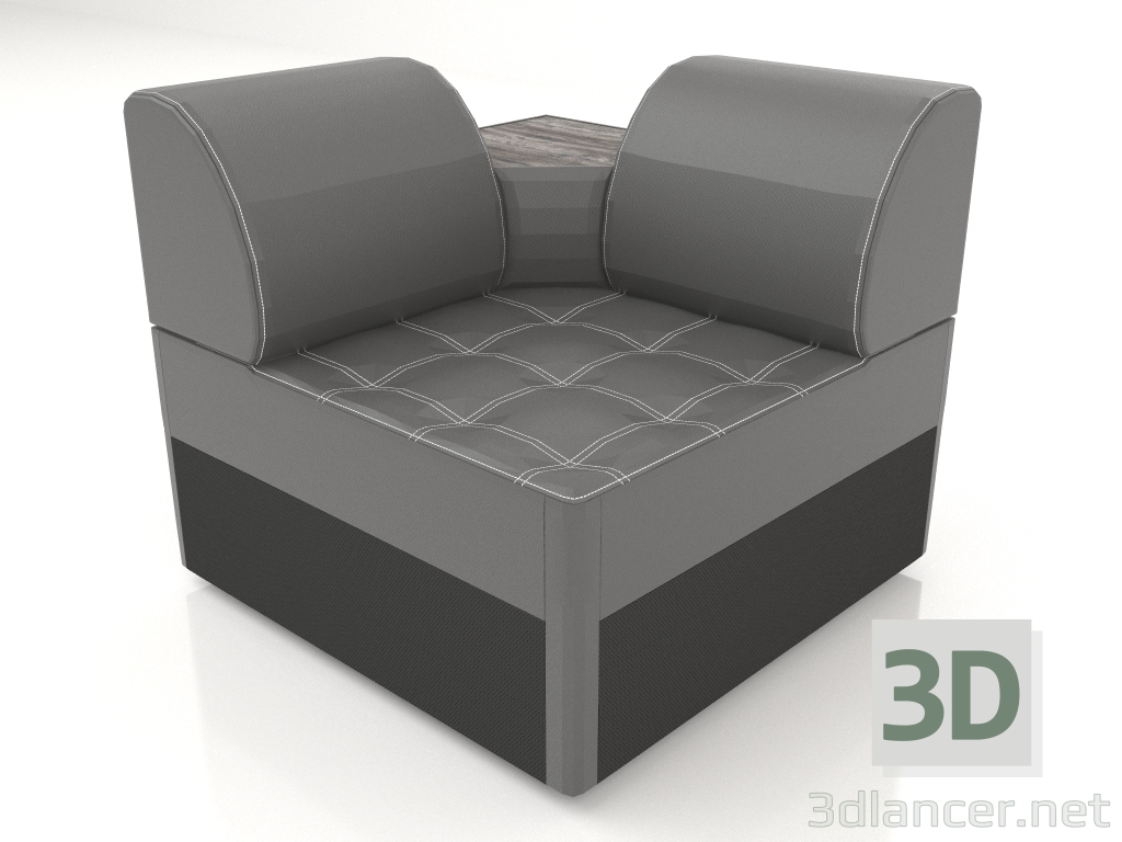 3d model Módulo sofá Ritis 4 - vista previa