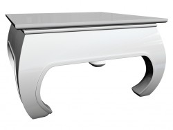 Coffee table Opium White 60 x 60