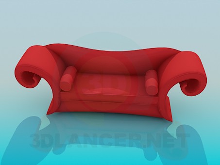 3D Modell Sofa - Vorschau