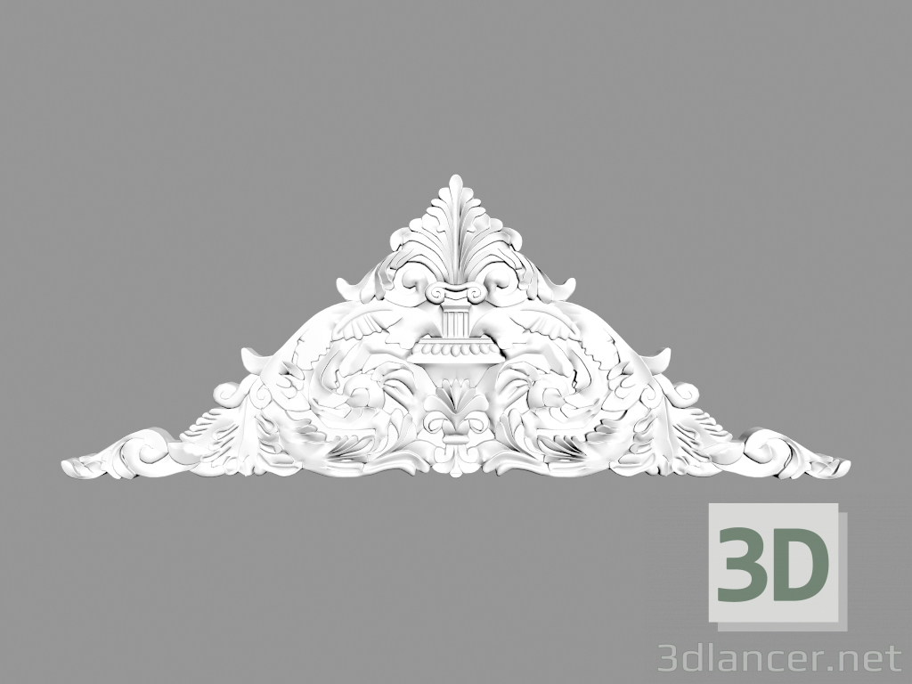 3d model Decorative panel W697 - preview