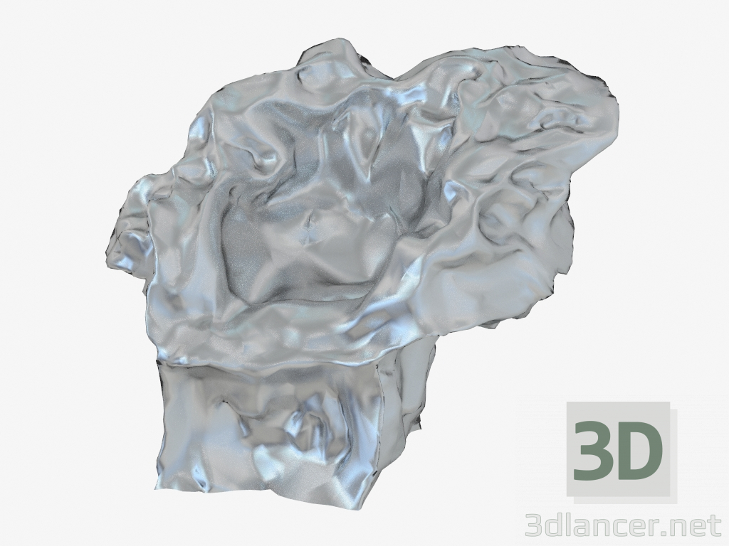 3d модель Кресло с тканевой обивкой – превью