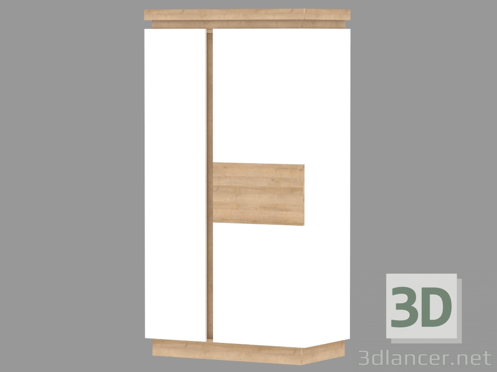 modello 3D Armadio 2D (TYPE LYOS01) - anteprima