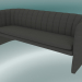 3D Modell Sofa Triple Loafer (SC26, H 75 cm, 185 x 65 cm, Velvet 12 Ash) - Vorschau