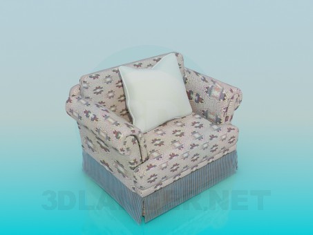 3D Modell Sessel - Vorschau