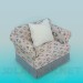 3D Modell Sessel - Vorschau