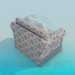 3D Modell Sessel - Vorschau