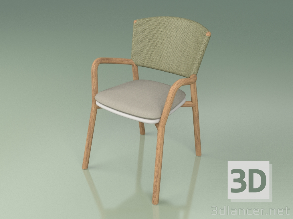 modello 3D Sedia 061 (Oliva, Resina Poliuretanica Grigio) - anteprima