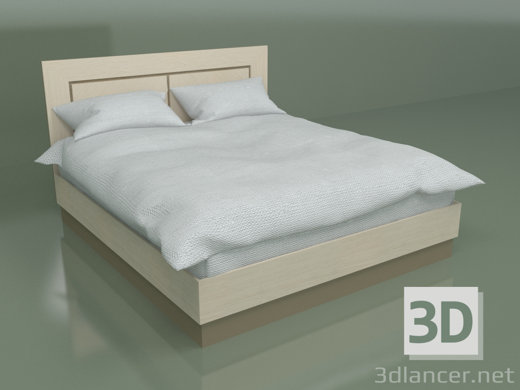 modello 3D Letto matrimoniale DN 2018 (Acero) - anteprima