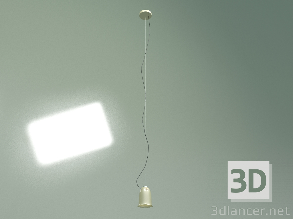 3d model Pendant lamp Blossom diameter 16 (champagne) - preview