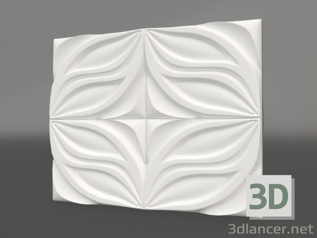 modello 3D pannello 3d M-37 - anteprima