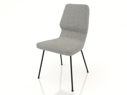 Chair on metal legs D16 mm