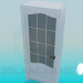 3d model Door with a deep doorway - preview