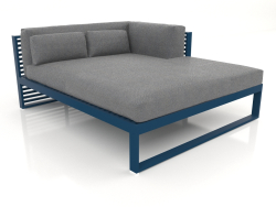 Canapé modulable XL section 2 droite (Gris bleu)