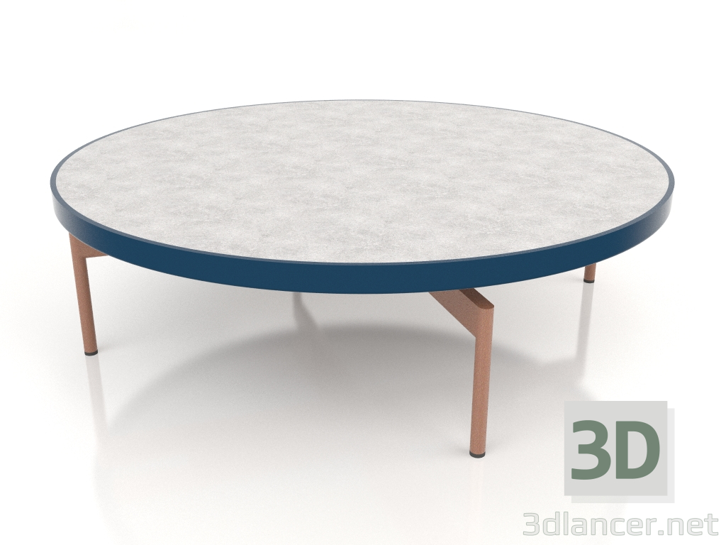 3d модель Стіл журнальний круглий Ø120 (Grey blue, DEKTON Kreta) – превью