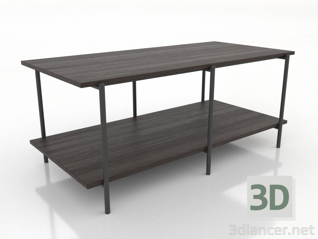 3d model Coffee table 2 1200 mm (ash walnut) - preview 3d model Coffee table 2 1200 mm (ash walnut) - preview